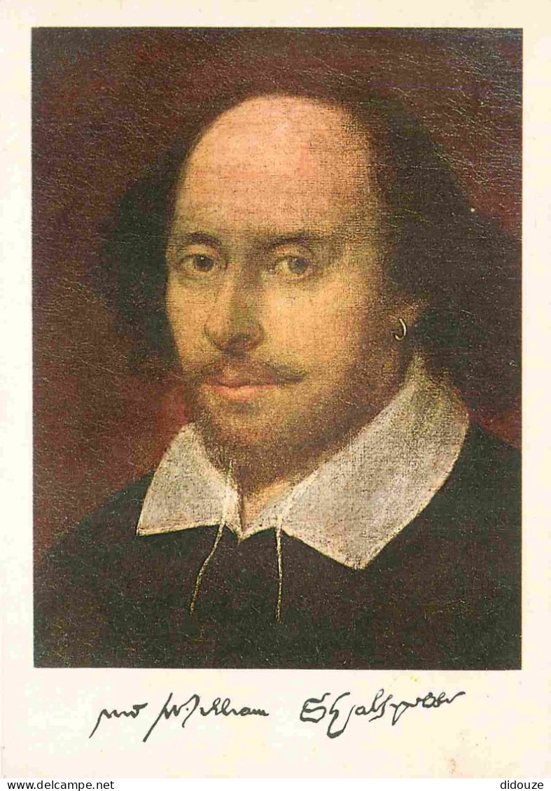 Art - Peinture Histoire - William Shakespeare - Portrait - CPM - Carte Neuve - Voir Scans Recto-Verso - Histoire