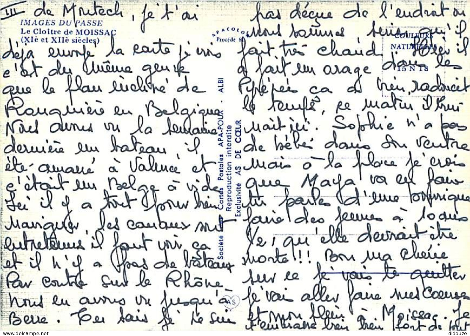 82 - Moissac - Images Du Passé - Le Cloître - CPM - Voir Scans Recto-Verso - Moissac