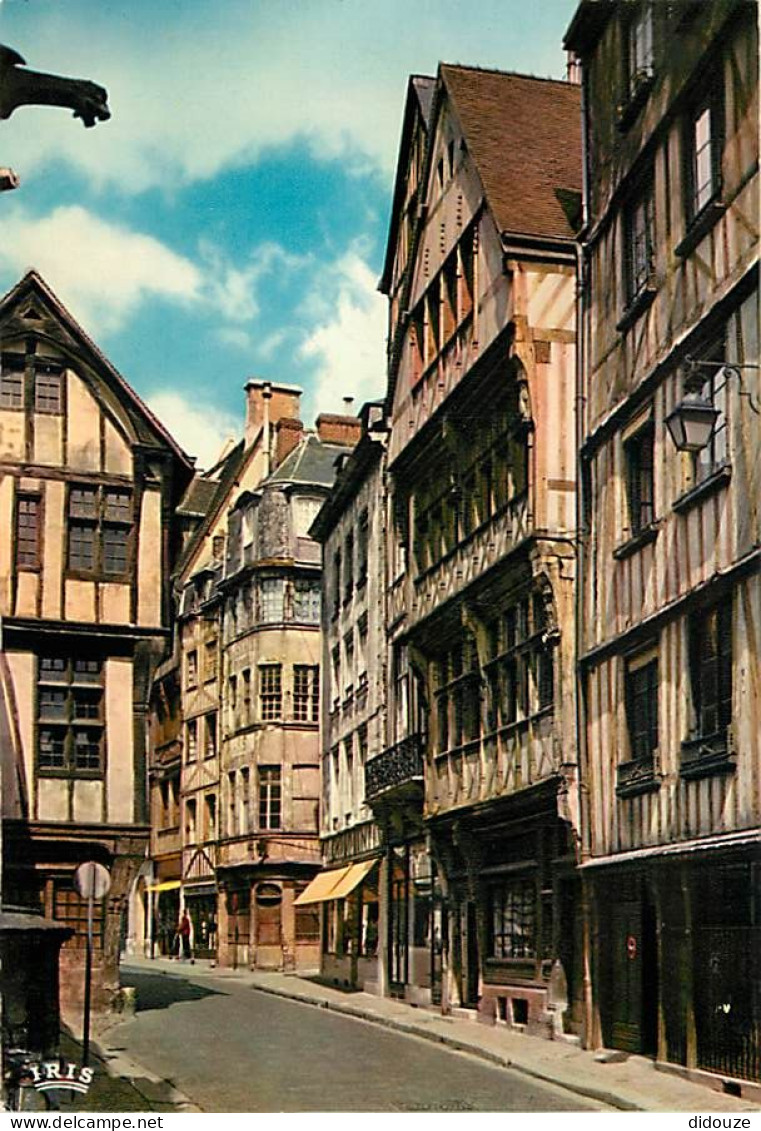 76 - Rouen - La Rue Saint-Romain Et Ses Vieilles Façades - CPM - Voir Scans Recto-Verso - Rouen