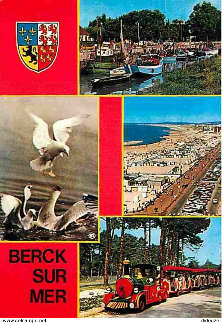 62 - Berck Sur Mer - Multivues - Bateaux - Petit Train Touristique - Blasons - Carte Neuve - CPM - Voir Scans Recto-Vers - Berck