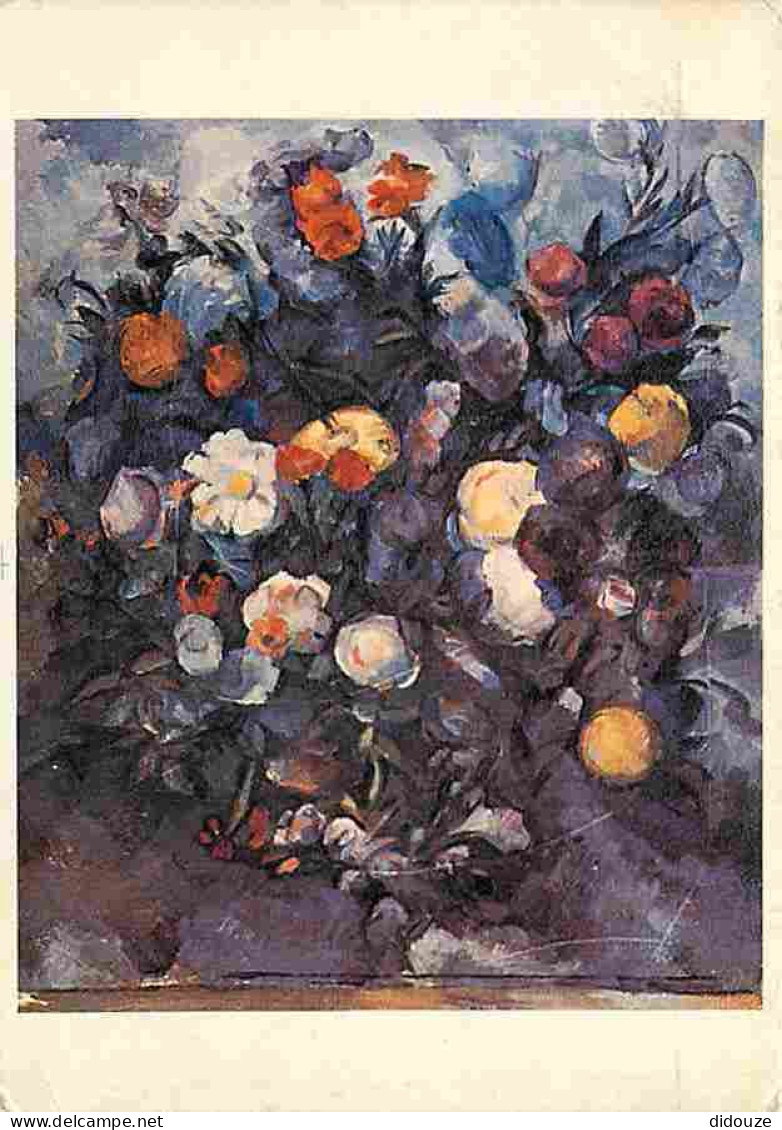 Art - Peinture - Paul Cézanne - Le Bouquet De Fleurs - CPM - Voir Scans Recto-Verso - Schilderijen