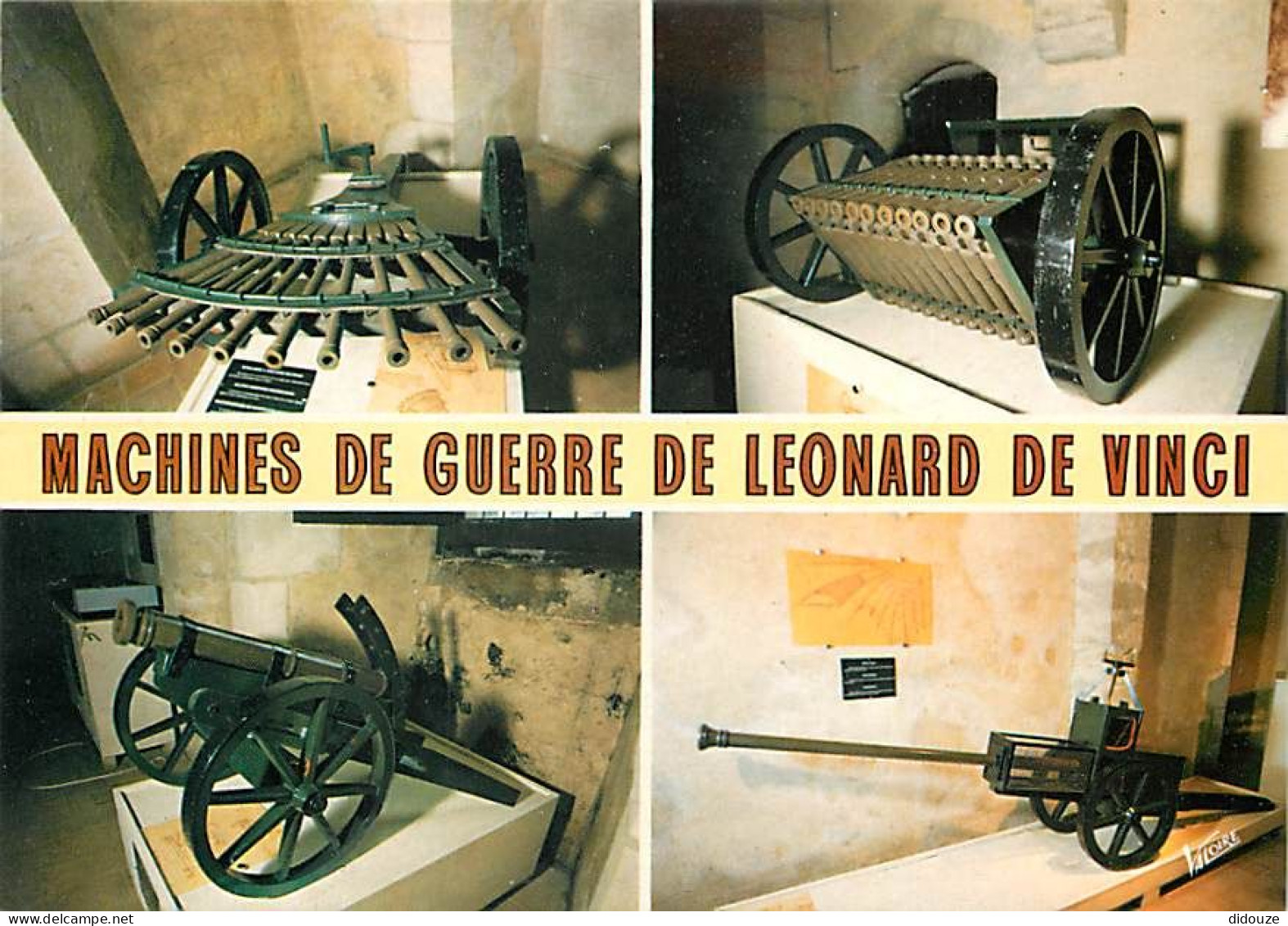 37 - Amboise - Le Clos-Lucé - Manoir Du XVe Siècle Où Vécut Léonard De Vinci - Machines De Guerre De Léonard De Vinci -  - Amboise