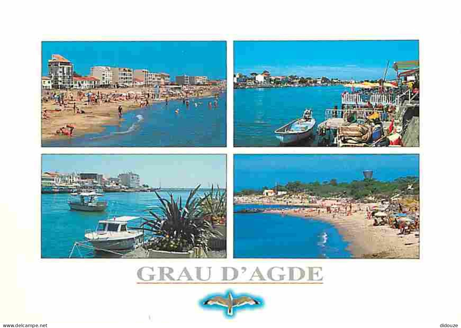 34 - Le Grau D'Agde - Multivues - Bateaux - Scènes De Plage - CPM - Voir Scans Recto-Verso - Agde