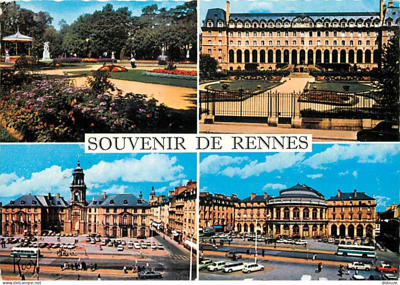 35 - Rennes - Multivues - Automobiles - Bus - CPM - Voir Scans Recto-Verso - Rennes