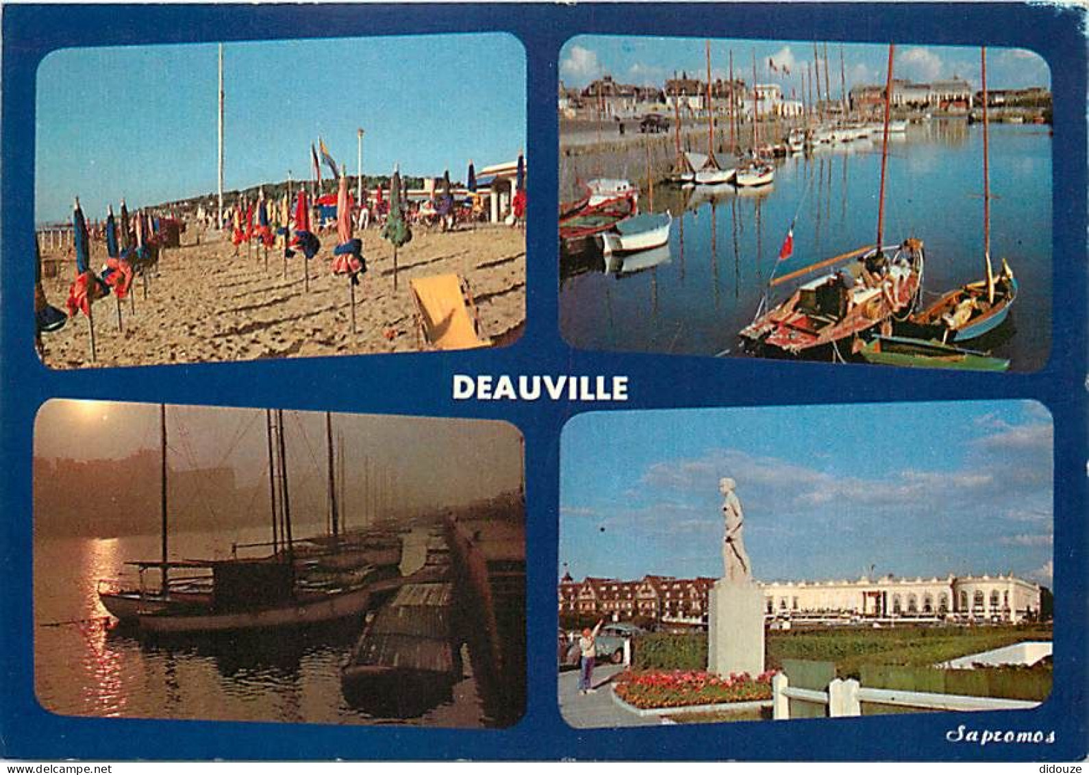 14 - Deauville - Multivues - Bateaux - Plage - Carte Neuve - CPM - Voir Scans Recto-Verso - Deauville