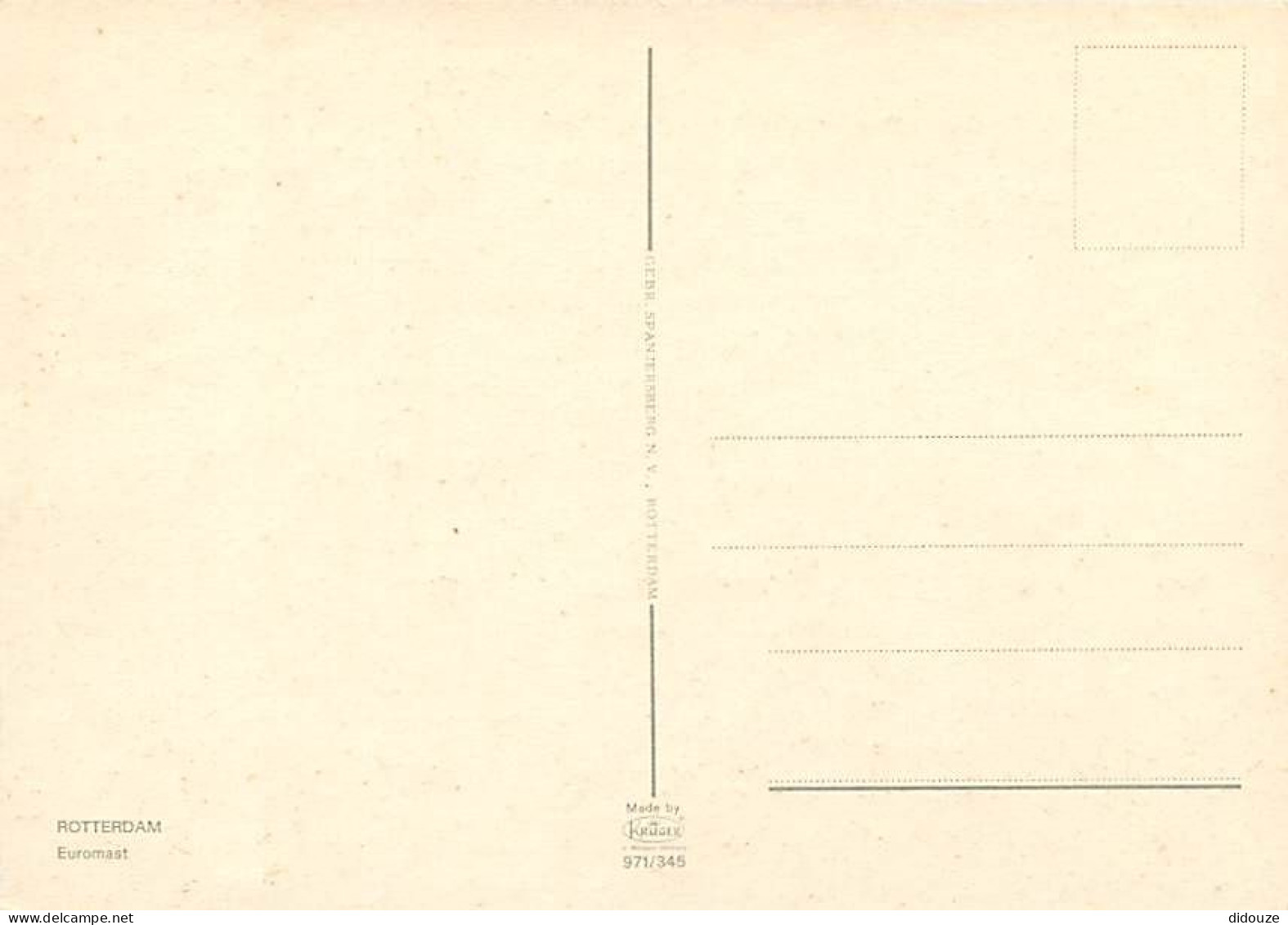 Pays-Bas - Nederland - Rotterdam - CPM - Voir Scans Recto-Verso - Rotterdam