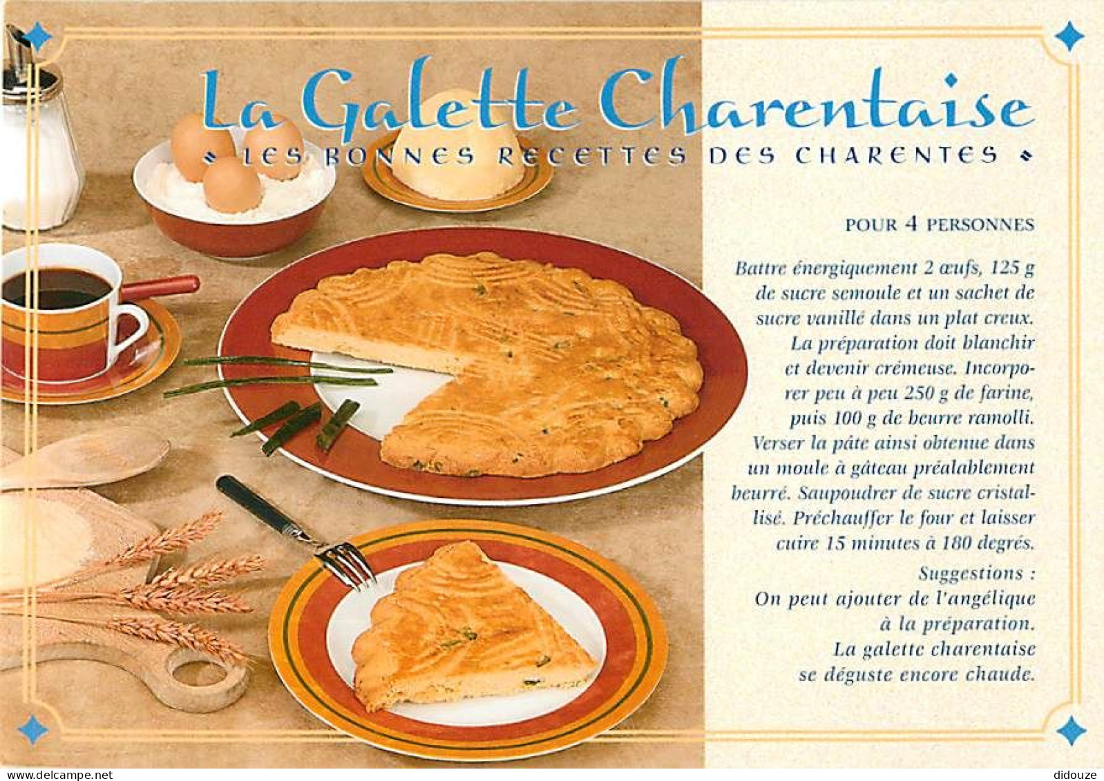 Recettes De Cuisine - Gastronomie - CPM - Voir Scans Recto-Verso - Recettes (cuisine)