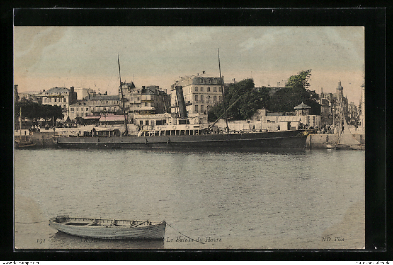 CPA Trouville-sur-Mer, Le Bateau Du Havre  - Trouville