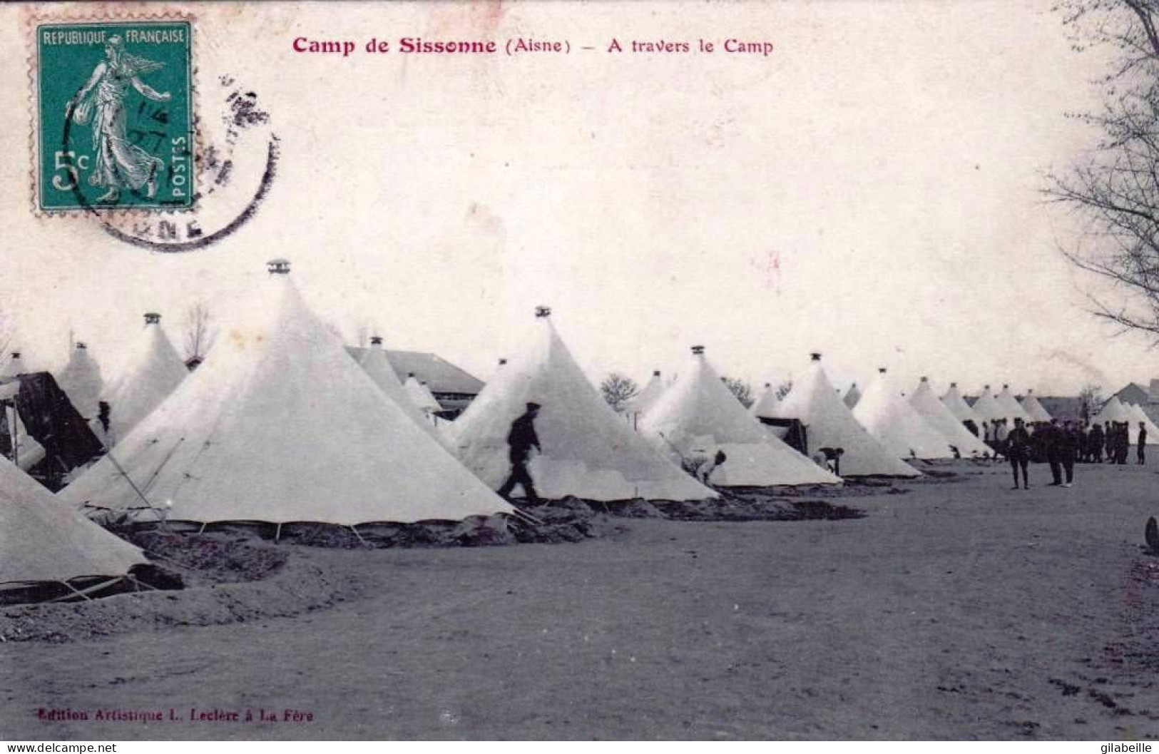 02 - Aisne -  Camp De SISSONNE - Vue A Travers Le Camp - Sissonne