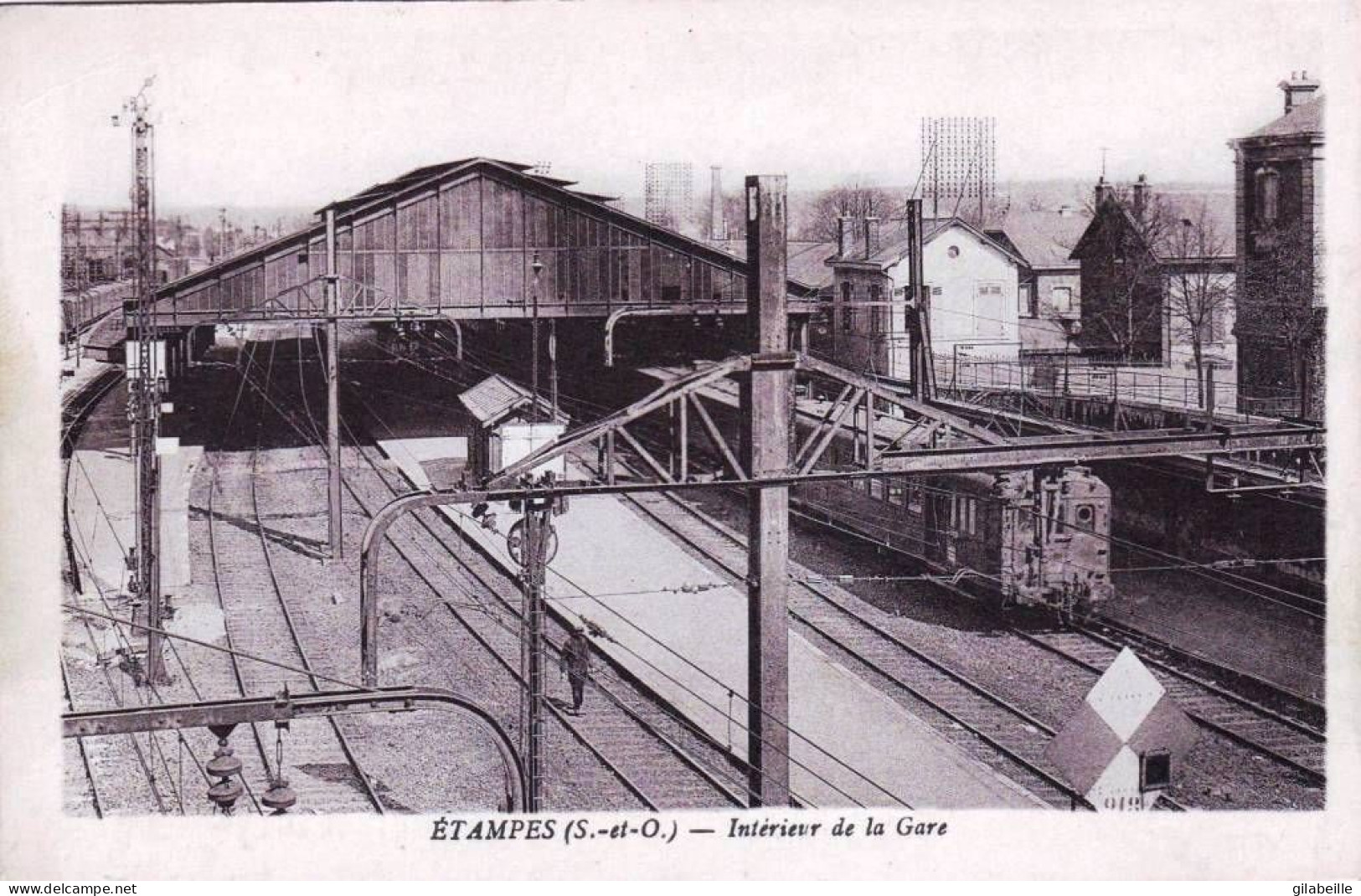 91 - Essonne -  ETAMPES -  Interieur De La Gare - Etampes
