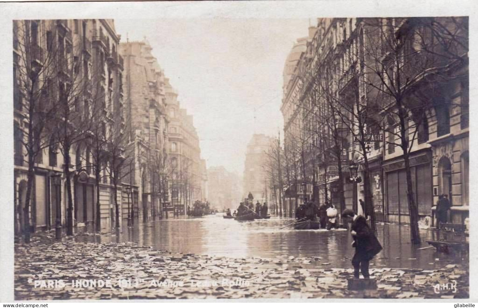 75 - PARIS 12 - Inondation 1910 - Avenue Ledru Rollin - Paris (12)