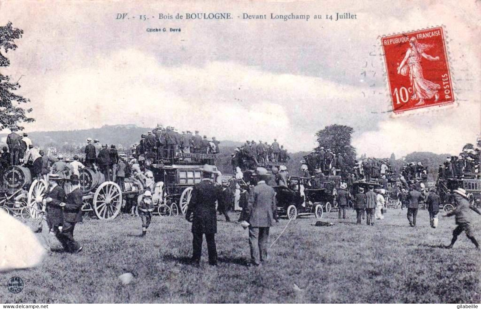 75 - PARIS 16 - Bois De Boulogne - Devant Longchamp Au 14 Juillet - Paris (16)