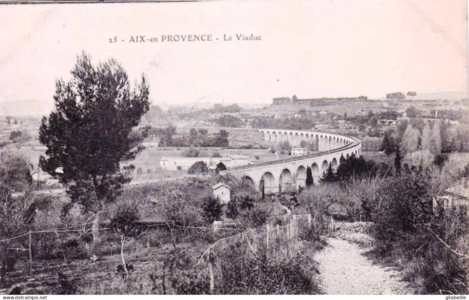 13 - Bouches Du Rhone - AIX En PROVENCE - Le Viaduc Du Chemin De Fer Sur L Arc - Aix En Provence