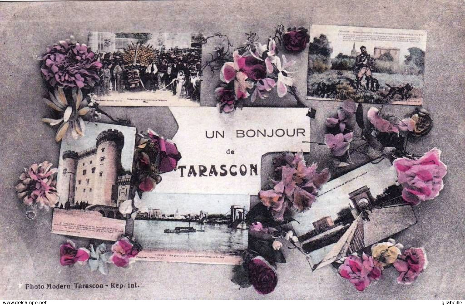 13 - Bouches Du Rhone -  Un Bonjour De TARASCON - Tarascon