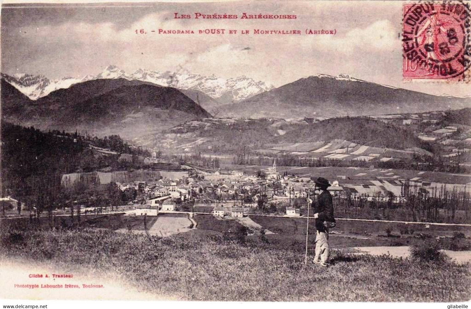 09 - Ariege -  Panorama D OUST Et Le Montvallier - Oust