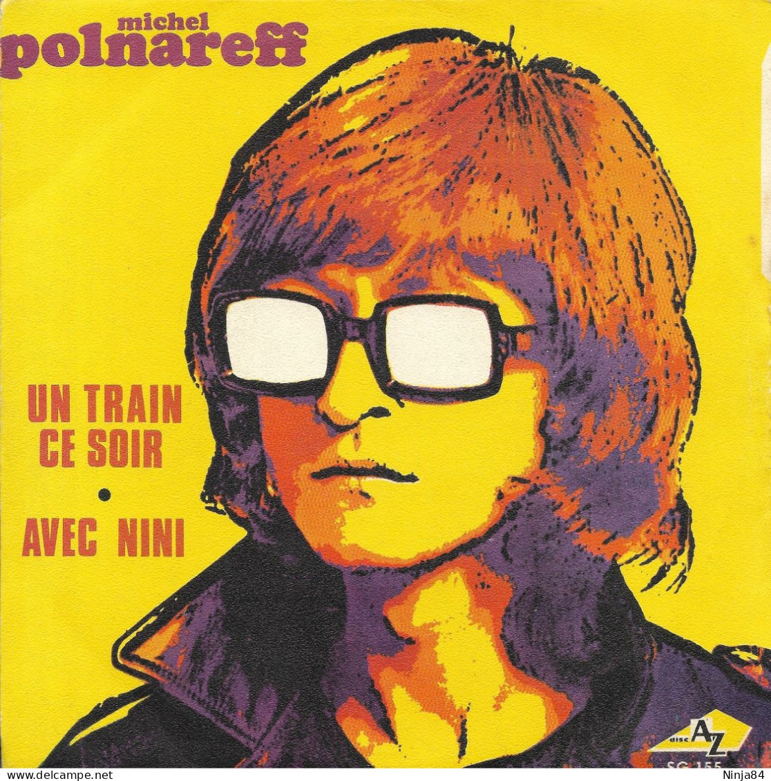 SP 45 RPM (7") Michel Polnareff  "  Un Train Ce Soir  " - Sonstige - Franz. Chansons