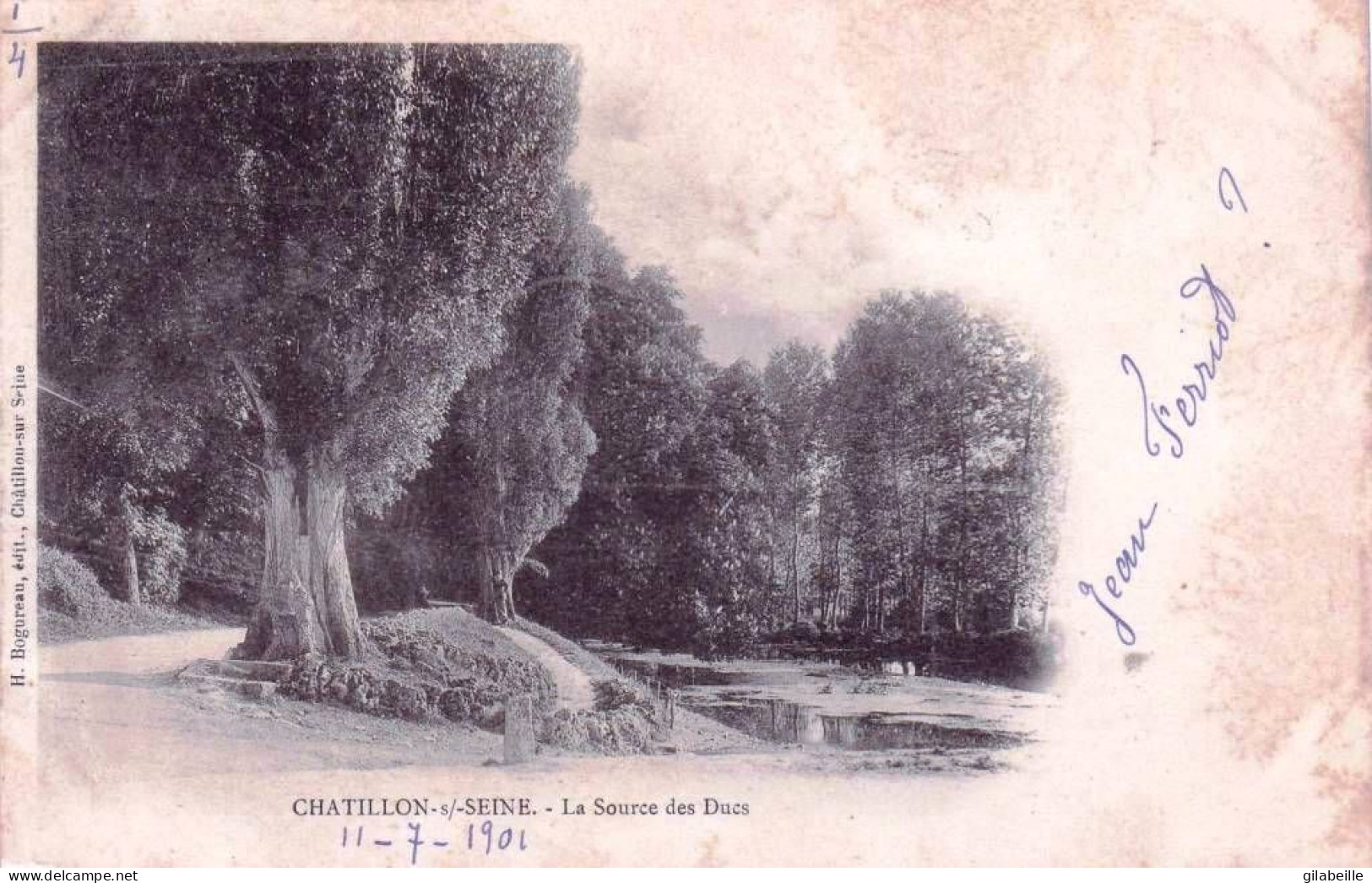 21 - Cote D Or -  CHATILLON  Sur SEINE - La Source Des Ducs - Carte Precurseur - Chatillon Sur Seine