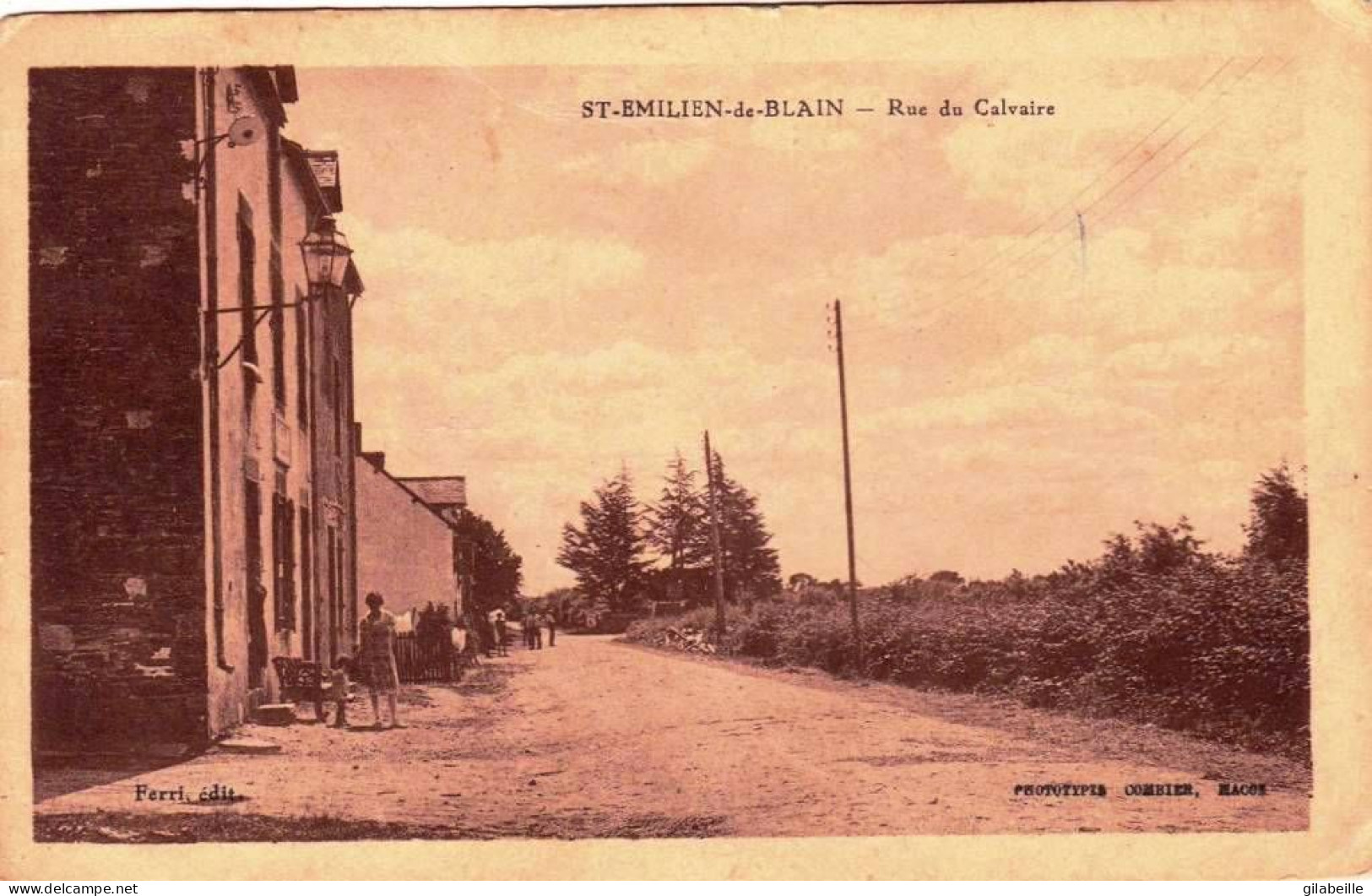 44 - Loire Atlantique - SAINT EMILIEN  De BLAIN - Rue Du Calvaire - Autres & Non Classés