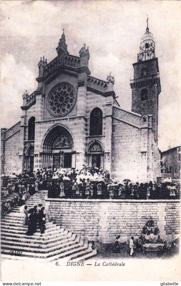 04 - Alpes-de-Haute-Provence - DIGNE Les BAINS - La Cathedrale - Digne