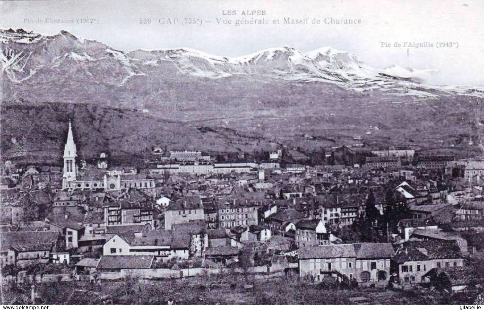 05 - Hautes Alpes -  GAP - Vue Generale Et Massif De Charance - Gap