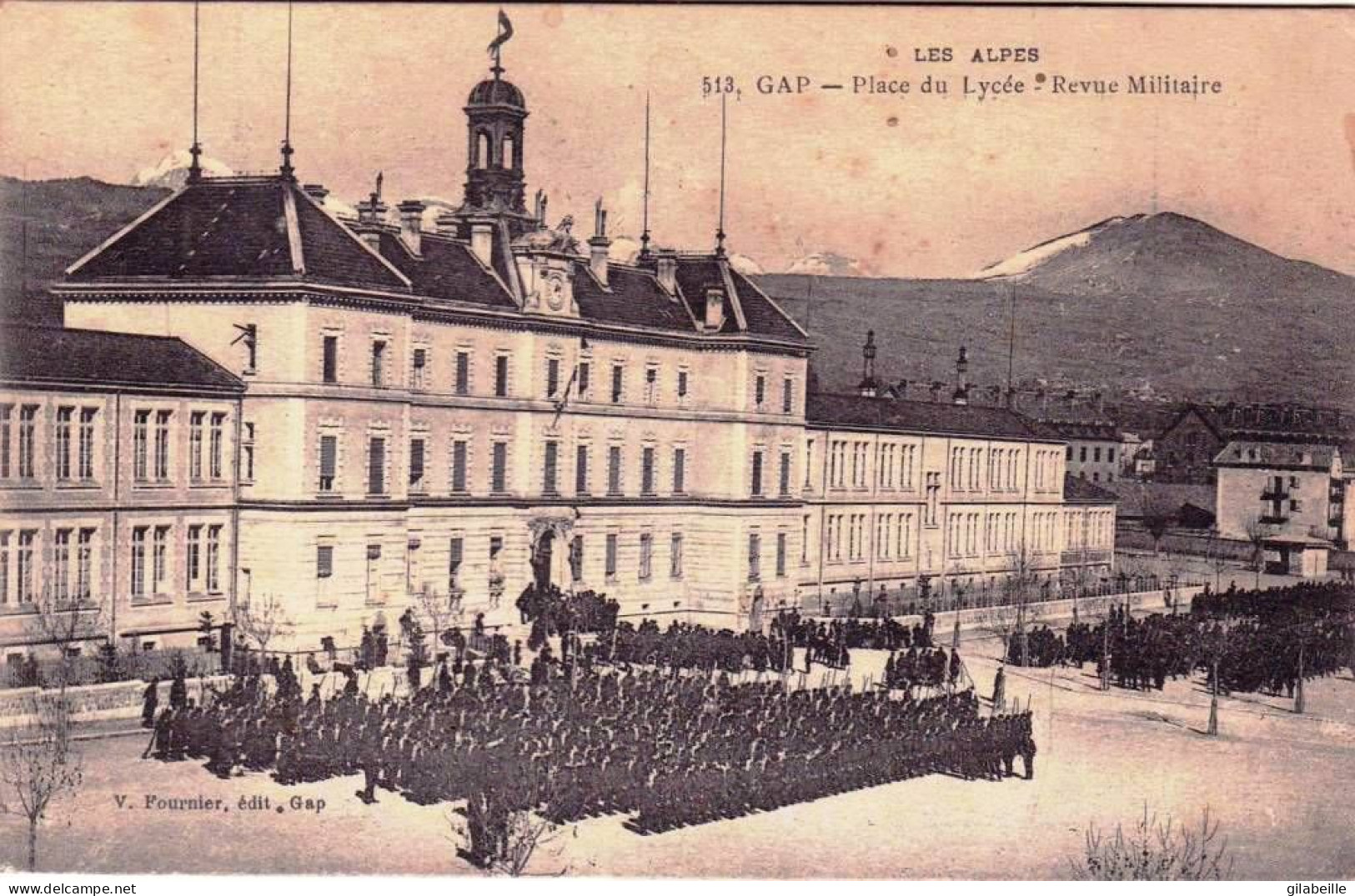 05 - Hautes Alpes -  GAP -  Place Du Lycée - Revue Militaire - Gap