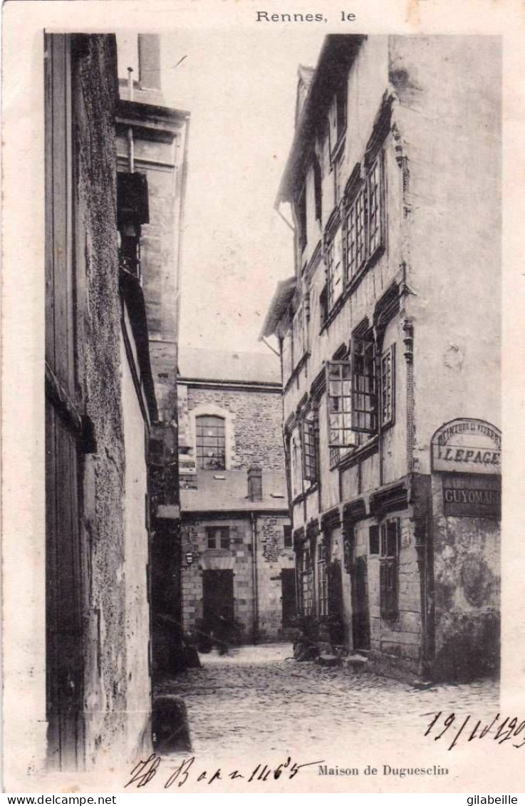 35 - Ille Et Vilaine -   RENNES - Maison De Duguesclin - Rennes