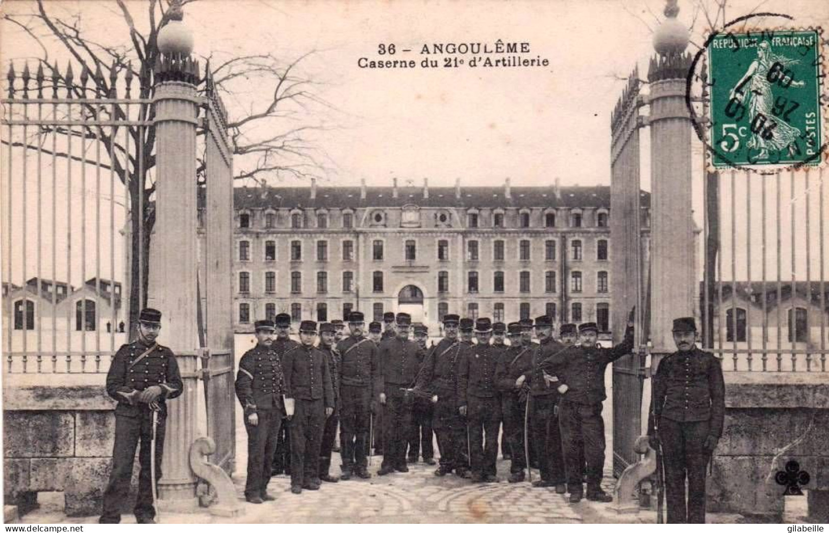 16 - Charente -  ANGOULEME - Caserne Du 21e Regiment D Artillerie - Angouleme