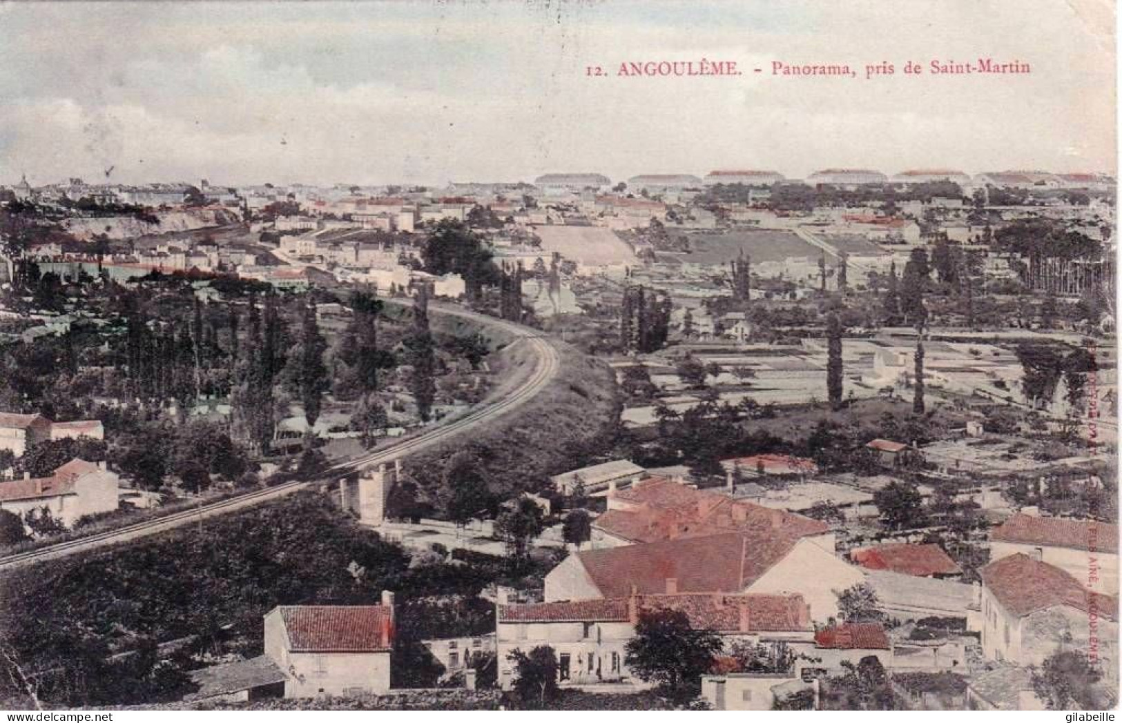 16 - Charente -  ANGOULEME - Panorama Pris De Saint Martin - Angouleme