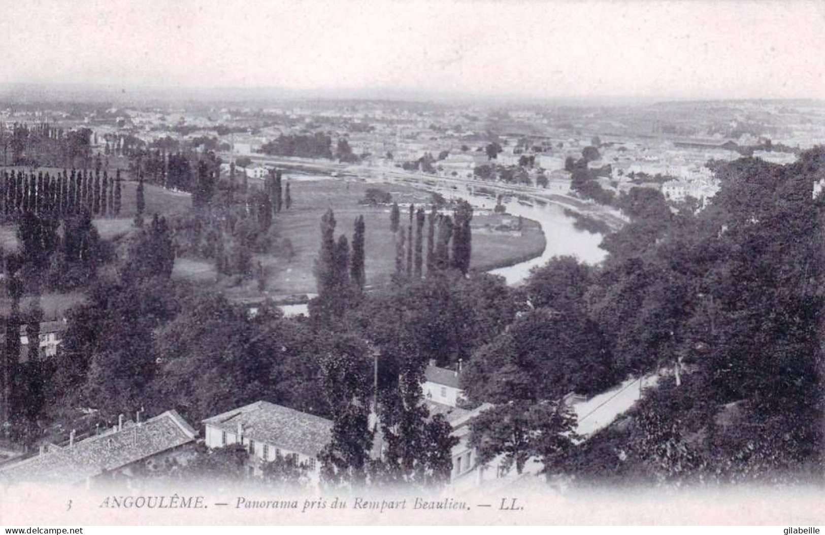 16 - Charente -  ANGOULEME - Panorama Pris Du Rempart Beaulieu - Angouleme