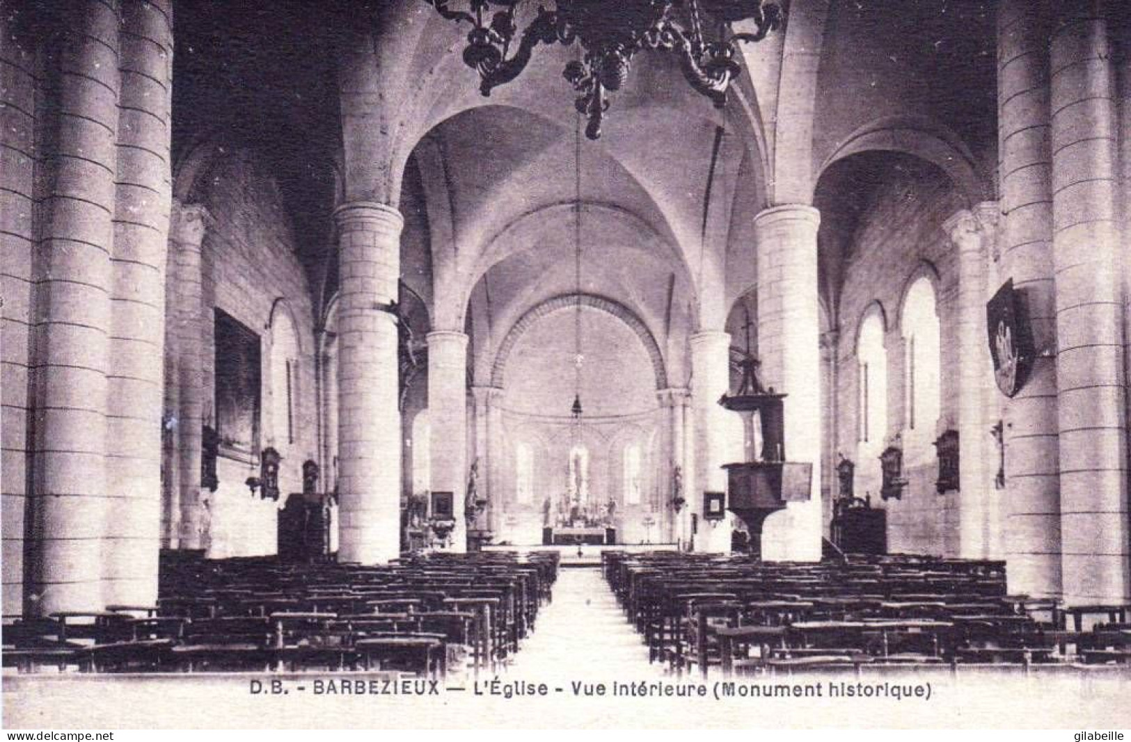 16 - Charente -  BARBEZIEUX -  L Eglise - Vue Interieure - Other & Unclassified