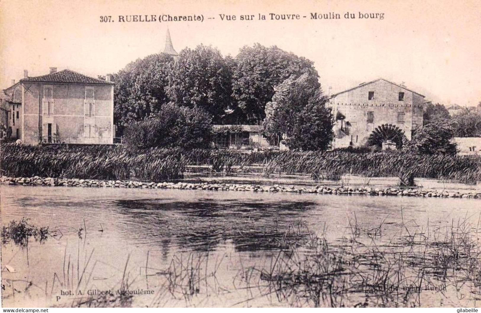16 - Charente - RUELLE Sur TOUVRE - Vue Sur La Touvre - Moulin Du Bourg - Other & Unclassified