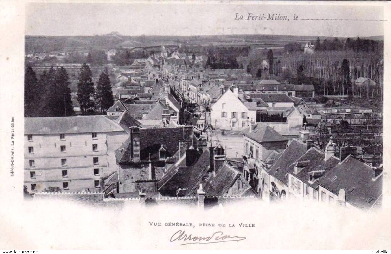 02 - Aisne - LA FERTE MILLON -  Vue Generale Prise De La Ville - Sonstige & Ohne Zuordnung
