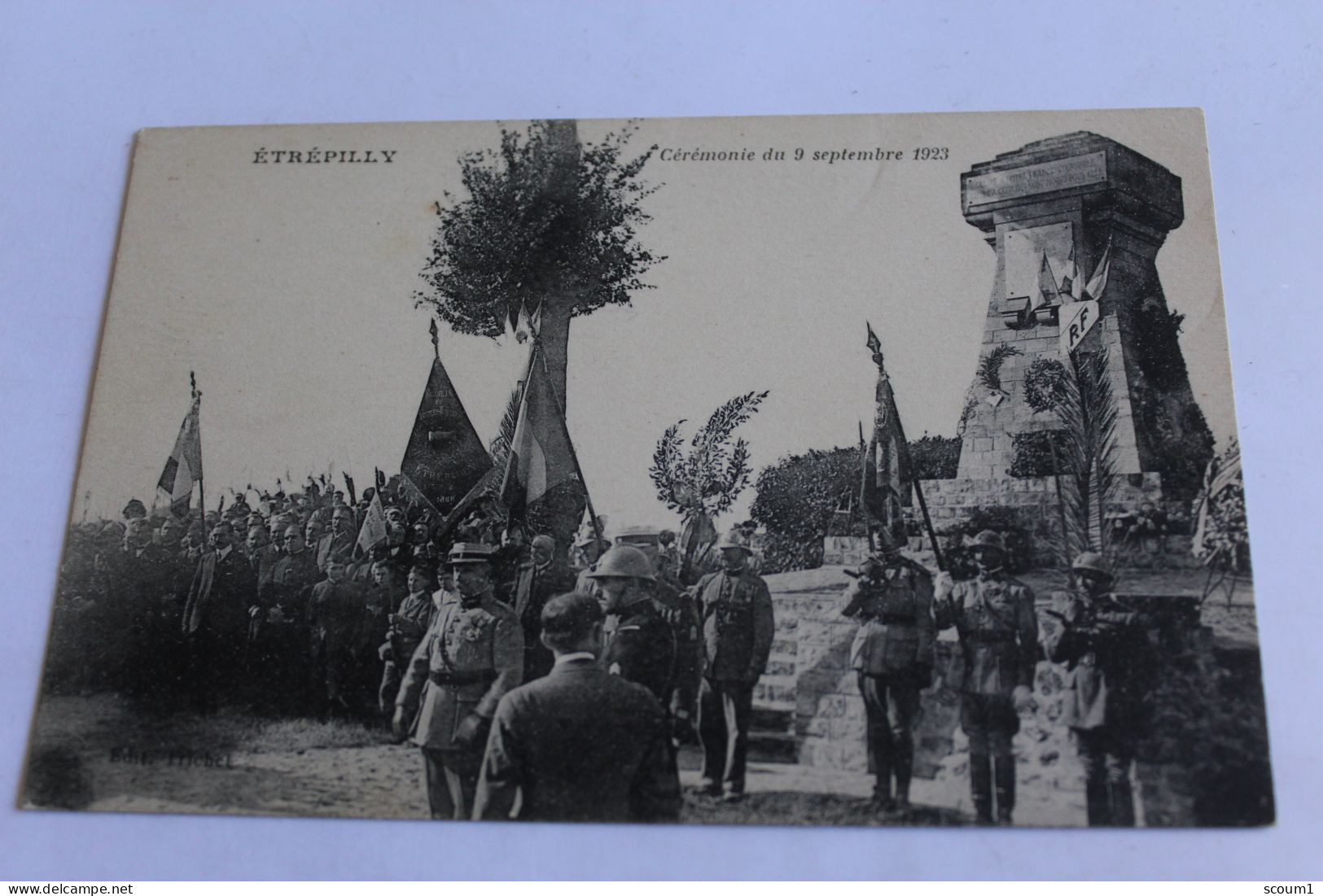 Etrepilly Ceremonie Du 9 Septembre 1923 - Sonstige & Ohne Zuordnung