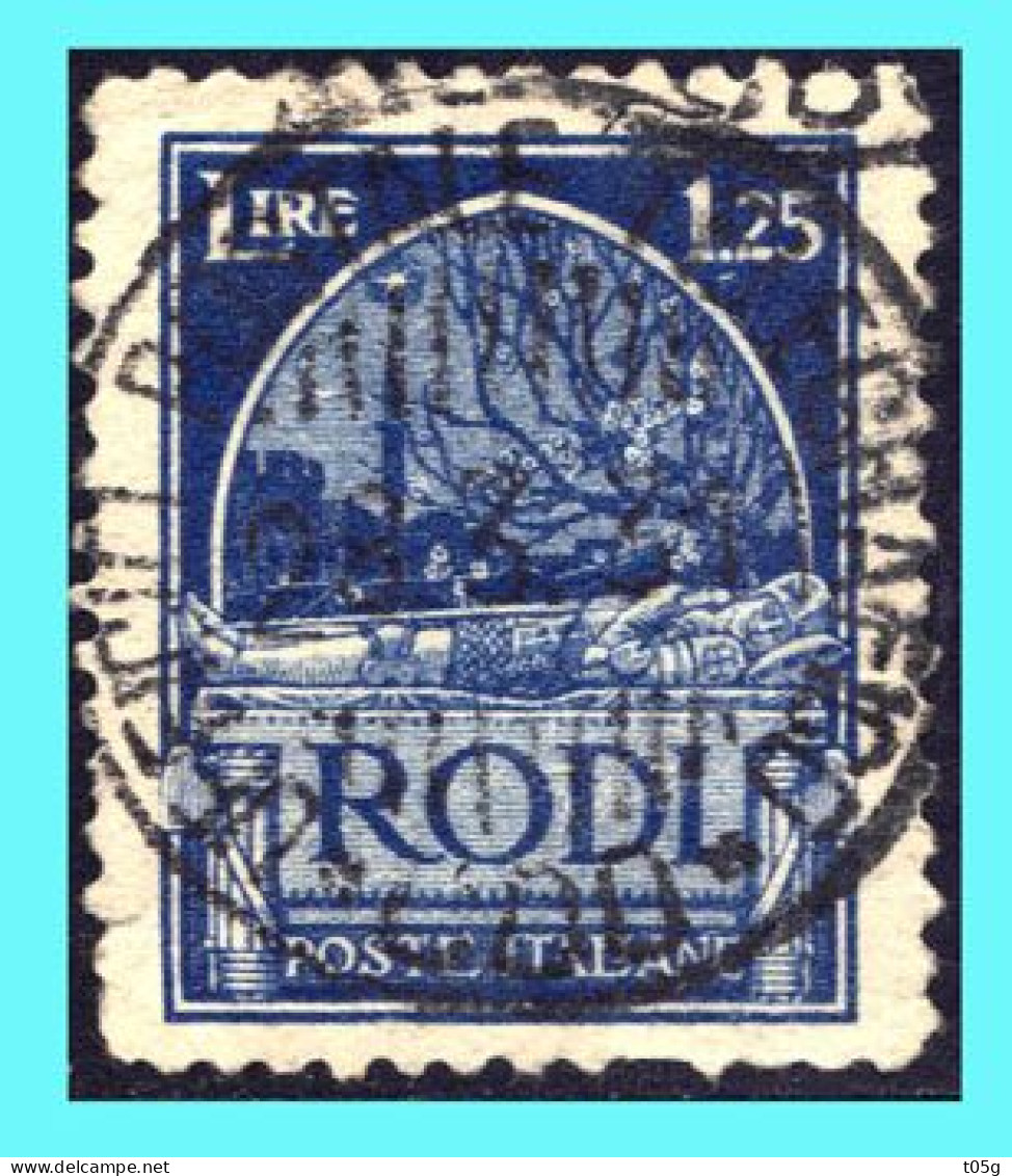 GREECE-GRECE - Hellas- Egeo - Rodi - Italy1929: From Set Used - Egée