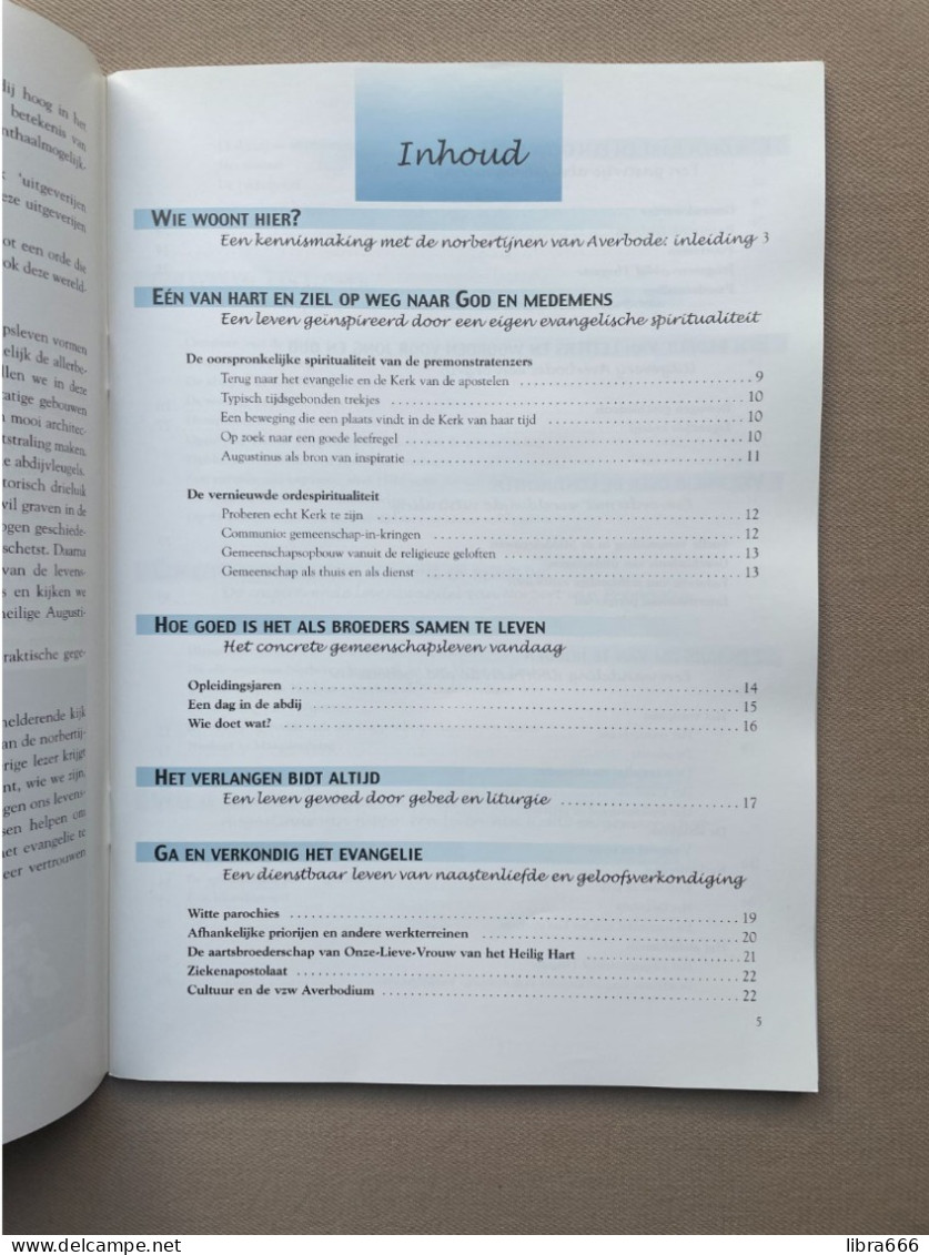 De Norbertijnen Van AVERBODE - NV Agora, 2003 - 71 Pp. - NL - Spiritualiteit - Gemeenschapsleven - Geschiedenis 30x21 Cm - Histoire