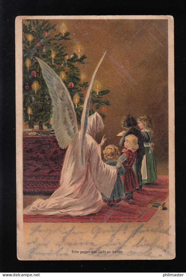 Weihnachten Christkind Weihnachtsbaum Kerzen Leuchten Bremen/Nienburg 15.12.1900 - Contre La Lumière