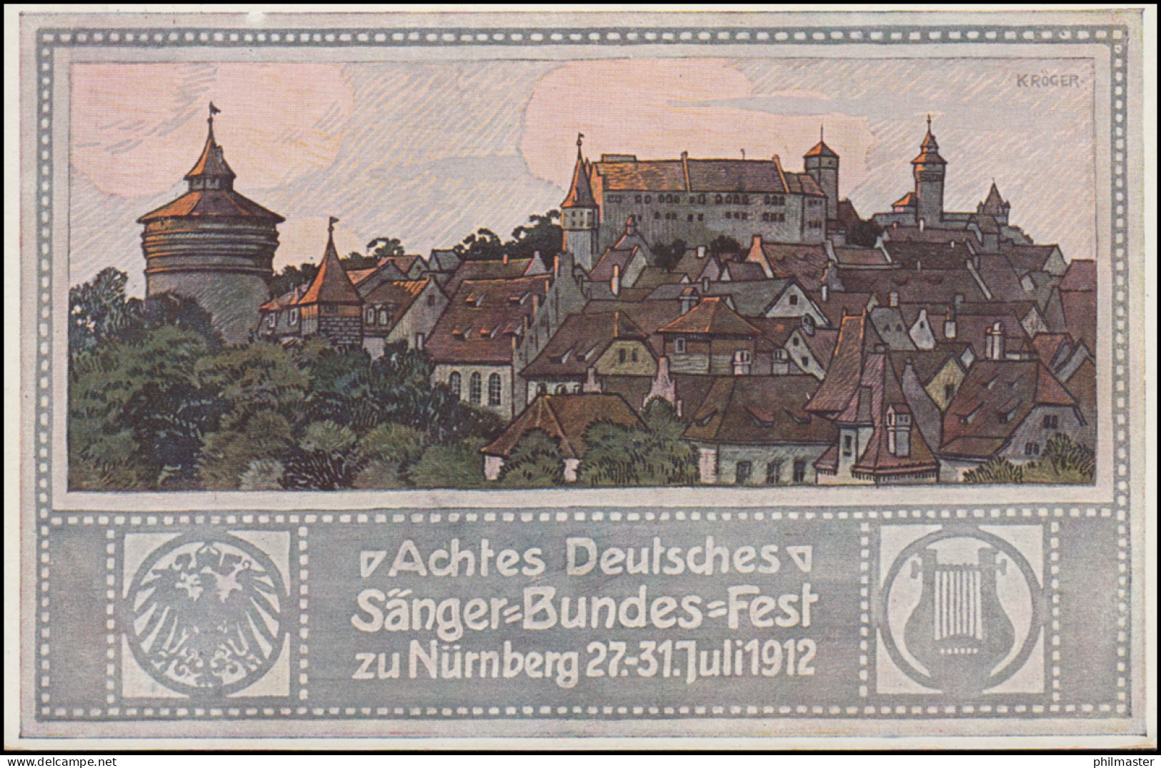 VIII. Deutsches Sängerbundfest Nürnberg 29.7.12, Nürnberger Burg Auf PP 27 - Musique