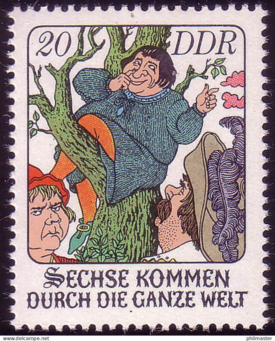 2283 Märchen Sechse Kommen Durch D. Ganze Welt 20 Pf ** - Unused Stamps