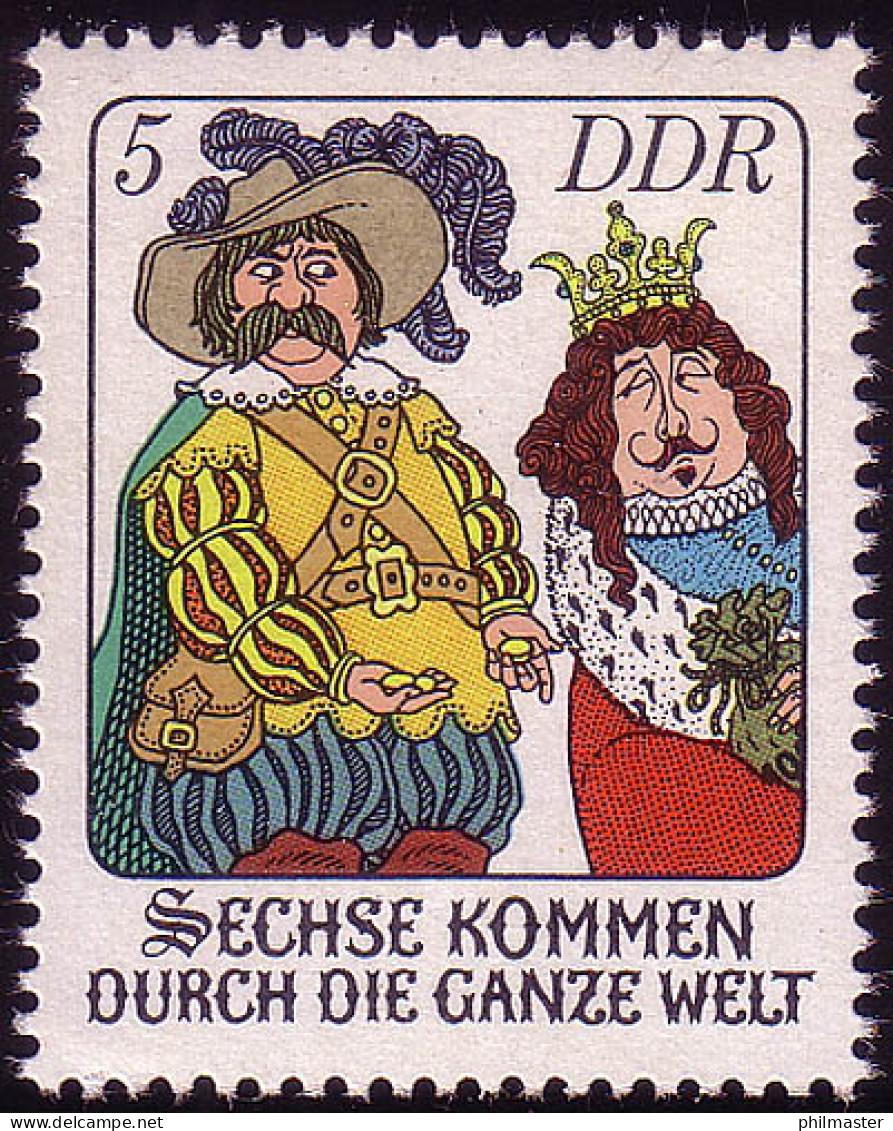 2281 Märchen Sechse Kommen Durch Die Ganze Welt 5 Pf ** - Unused Stamps