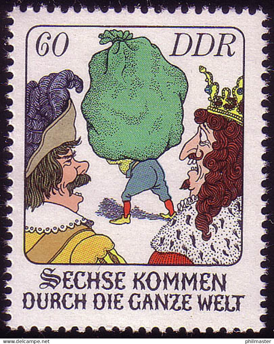 2286 Märchen Sechse Kommen Durch D. Ganze Welt 60 Pf ** - Unused Stamps
