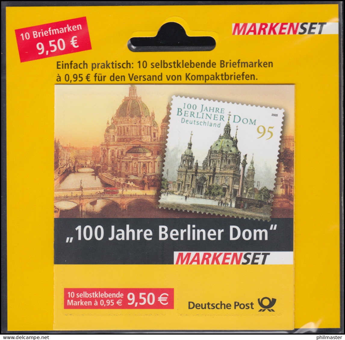 57Bb MH Berliner Dom Im Blister OHNE Gebührenangaben, Postfrisch ** - 2001-2010