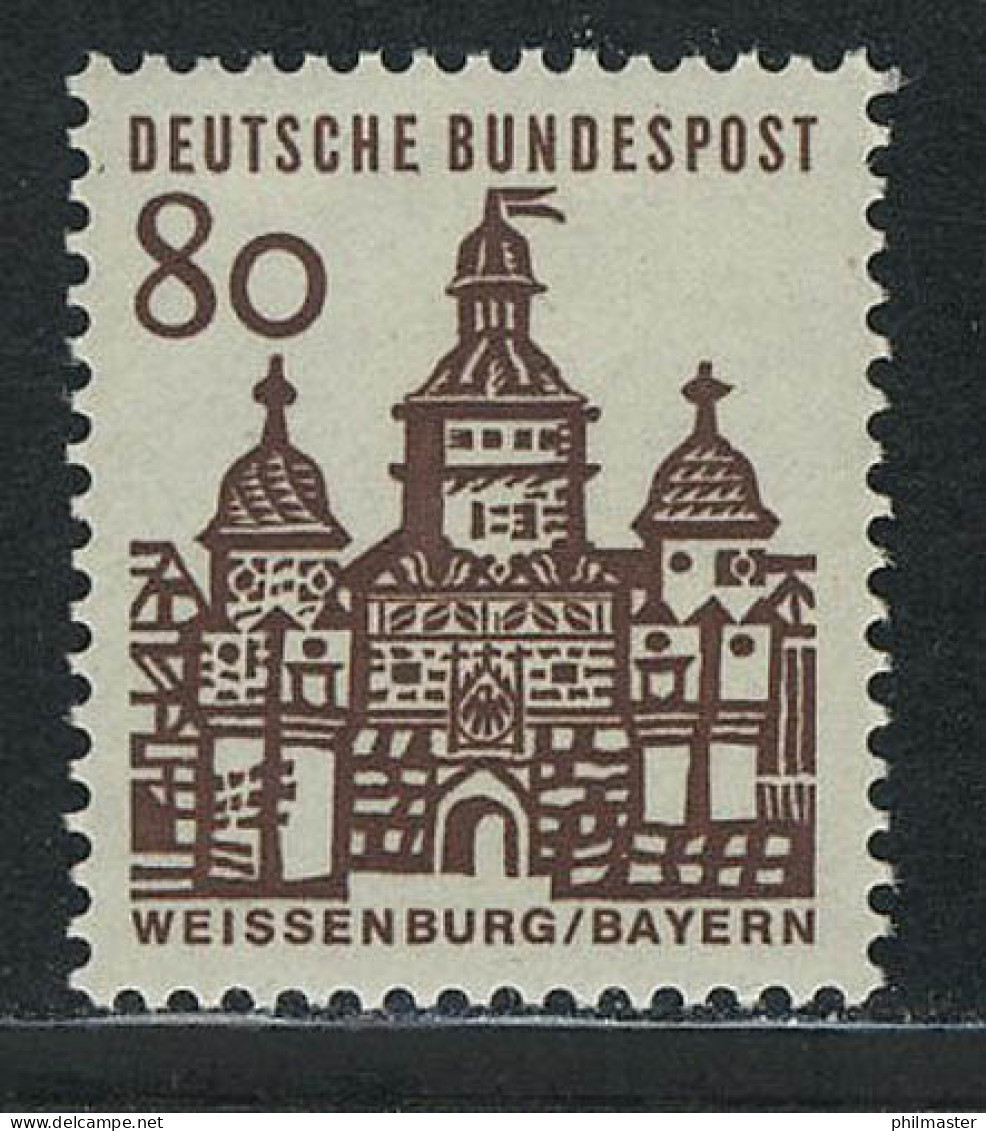 461 Bauwerke 80 Pf Ellinger Tor ** Postfrisch - Unused Stamps