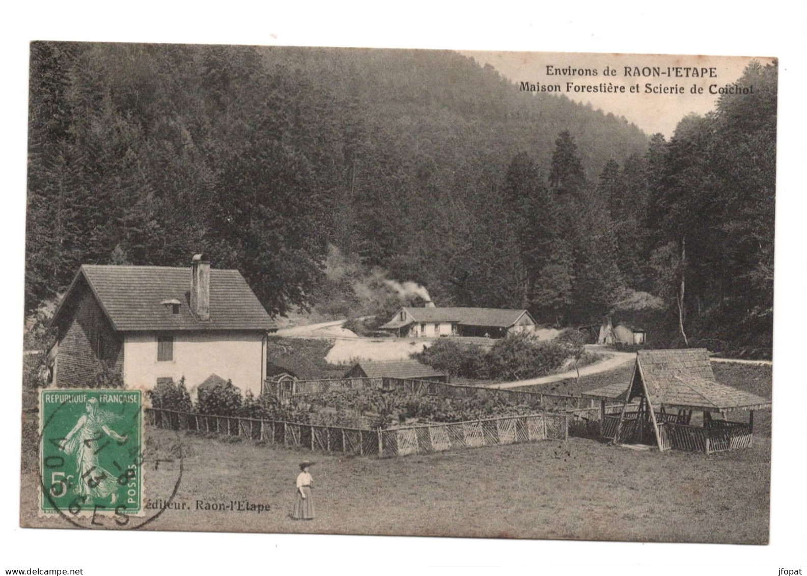 88 VOSGES - RAON L'ETAPE Environs, Maison Forestière Et Scierie De Coichot (voir Description) - Raon L'Etape