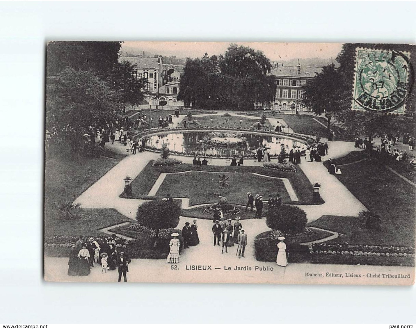 LISIEUX : Le Jardin Public - état - Lisieux