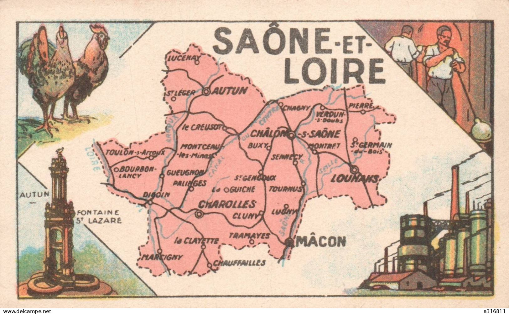 Chromo Chocolat Turenne Saone Et Loire - Altri & Non Classificati