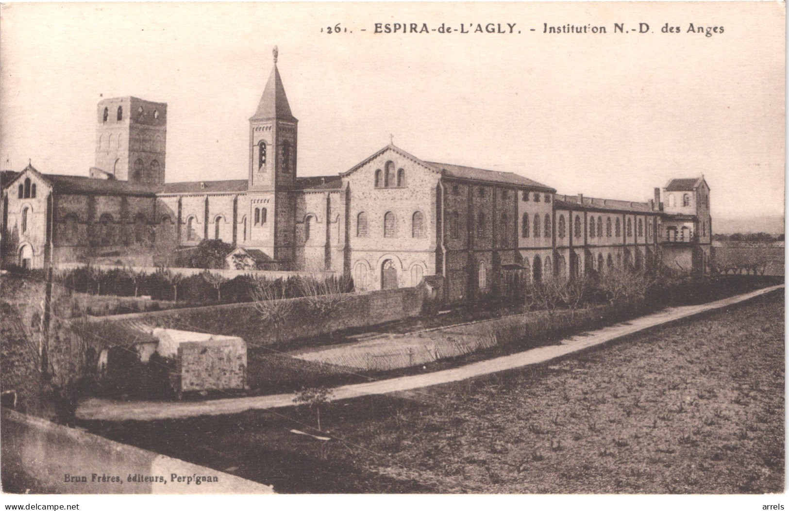 FR66 ESPIRA DE L'AGLY - Brun 1261 - Institution Notre Dame Des Anges - Belle - Andere & Zonder Classificatie