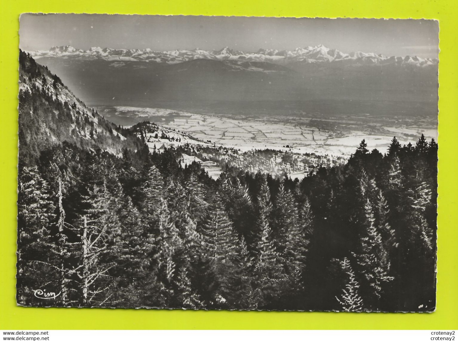 39 LES ROUSSES Vers Morez La Chaîne Des Alpes Vue De La Faucille VOIR DOS - Morez