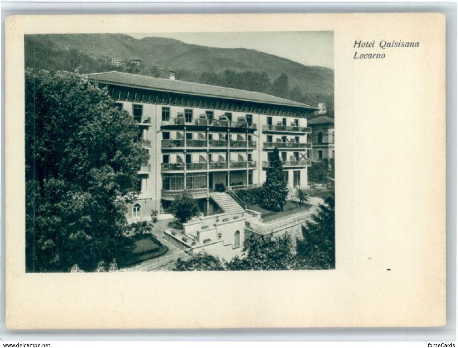 10738230 Locarno TI Locarno Hotel Quisisana *  - Sonstige & Ohne Zuordnung