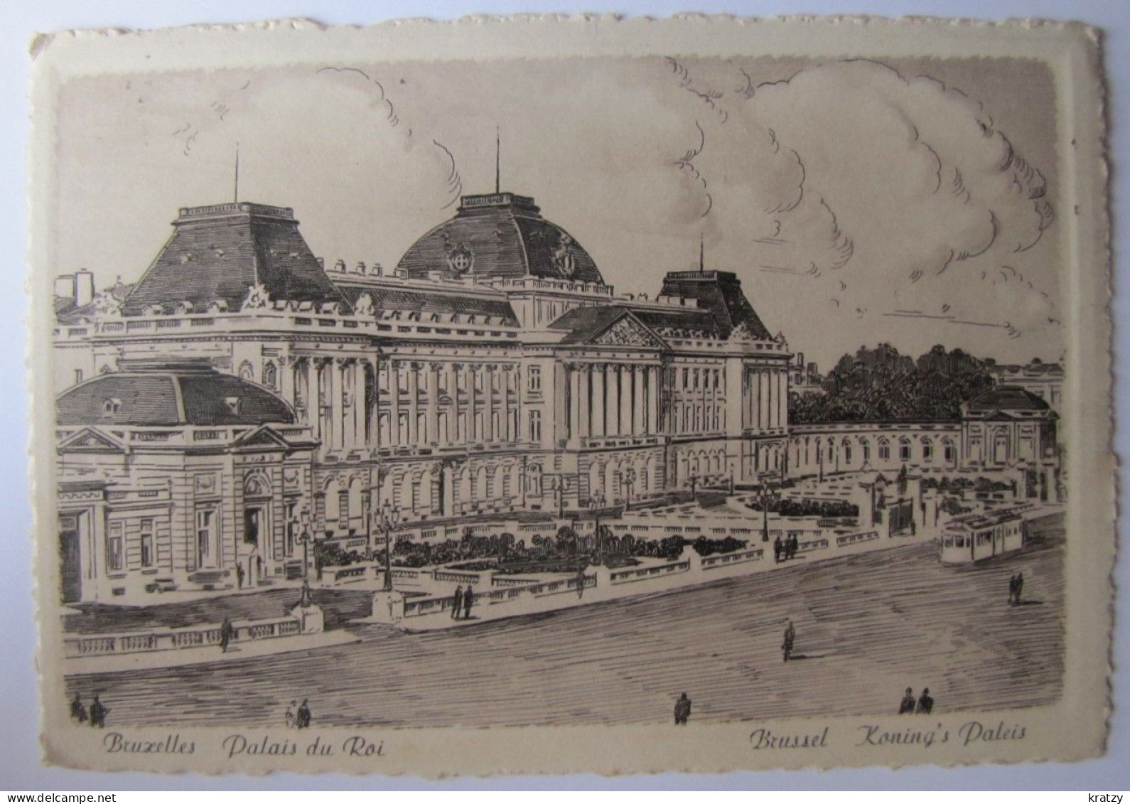 BELGIQUE - BRUXELLES - Palais Du Roi - 1946 - Monuments, édifices