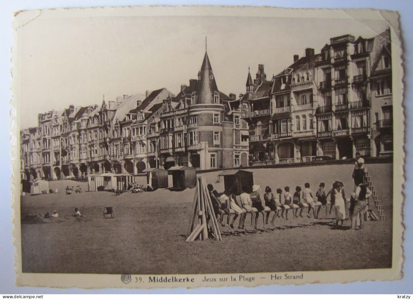 BELGIQUE - FLANDRE OCCIDENTALE - MIDDELKERKE - Jeux Sur La Plage - 1946 - Middelkerke